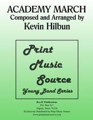 Academy March Concert Band sheet music cover Thumbnail